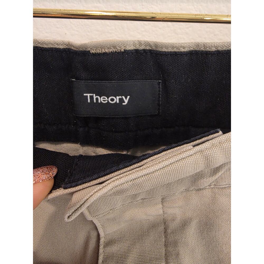 Theory Tailored Khaki Beige Chino Pants / Trousers – Designer Minimalist Style - Picture 2 of 6